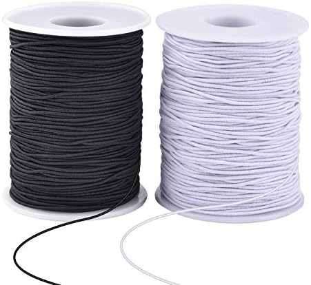 Zealor 2 Roll 1 mm Elastic String Cord 