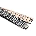 RainSo Mens Matt Gun Black Copper Double Row Magnetic Therapy Bracelets for Arthritis Wristband Adjustable (Matt Gun Black)