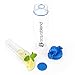 Acquablend Premium Sports 25oz Flip Top Fruit Infused Water Bottle. Ideal for Sports and Outdoors with Introductory Recipe E-Book Included (Blue)