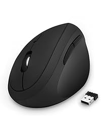 Ratón inalámbrico vertical Jelly Peb ratón inalámbrico 2,4 G micrófono óptico ergonómico de alta precisión ?para manos pequeñas?