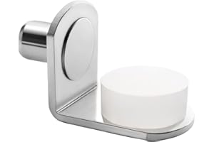 Keenkee 5mm Cabinet Shelf Support Pegs Metal Shelving Pins for Bookshelf Shelves in Cabinets, 24Pcs Nickel