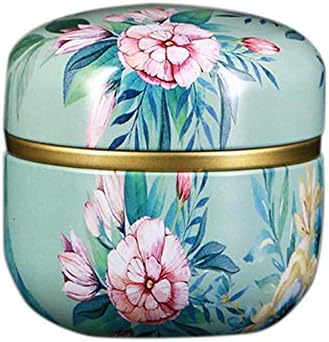 Duhe Tea Caddy Can Universal Seal Small Metal Mini Portable Eco-Friendly Odorless Travel Round Can Iron Box