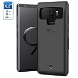 S8/S9 Plus Battery Case,Tsmile 7000mAh Portable Charging Case Rechargeable Extended Battery Pack Slim Backup Charger Case Cover for Samsung Galaxy S9+/S8+/A8+(NOT for S8/S9/A8) Black