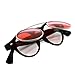 WearMe Pro Flip up Cyber Steampunk Round Circle Retro Sunglasses