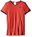 adidas Girls Court Tee, Ray Red Collegiate Navy, Small