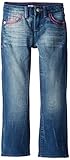 Levi's Girls' 715 Bootcut Thick Stitch Jeans,Blue Rapids, 6