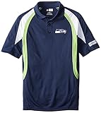NFL Seattle Seahawks Short Sleeve Synthetic Polo Shirt, X-Large