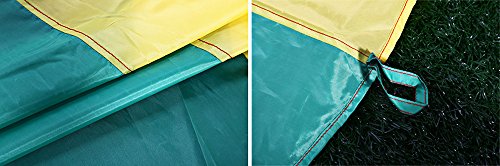 image for CULER Parachute 6 Feet Kids Play Parachute 8 Reinforced Handles Colors
