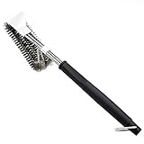 Wimaha BBQ Grill Brush,Barbecue Brush with Scraper,Long Handle Cleaner for Cooki