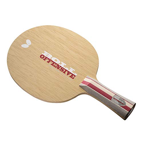 Butterfly Boll Offensive Blade & Sriver Rubber Shakehand Table Tennis Racket ProLine Series