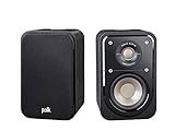 Polk Audio Signature Series S10 Bookshelf Speakers for Home Theater, Surround Sound and Premium Music | Powerport Technology | Detachable Magnetic Grille (Pair)