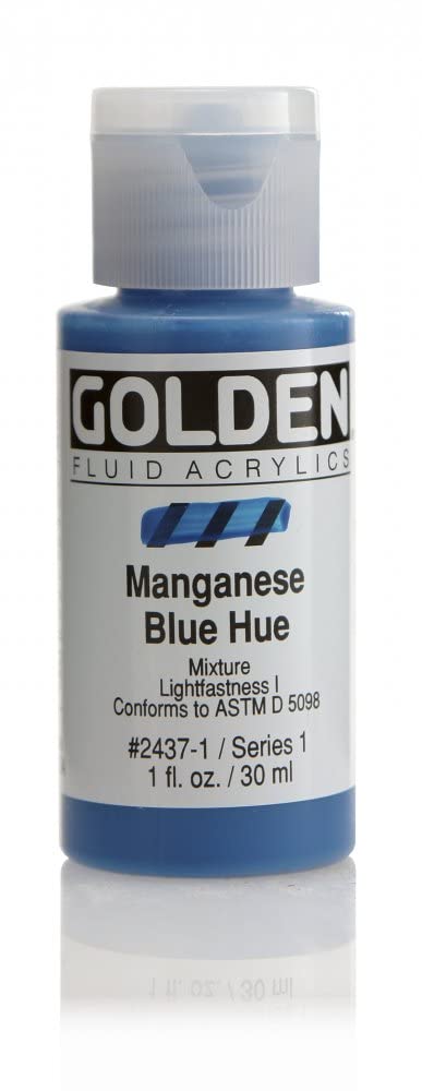 Pro-Art Mangn Blue-Golden Fluid Acrylic, Multicolour, 2.84x2.84x7.62 cm