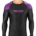 Elite Sports New Item Full Long Sleeve Compression, Mma, Bjj, No Gi, Cross Training Rash Guard, Small, Purple
