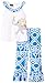 Mud Pie Little Girls' Elephant Pant Set