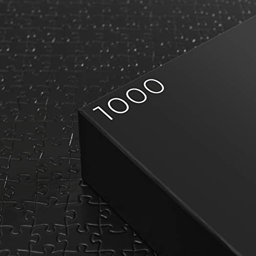 Blue Kazoo All Black Puzzle, 1000 Piece, Large Impossible Puzzle for