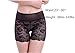 LANBAOSI Women's Rose Floral Lace High Waist Safety Leggings Underwear Free size Black