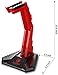 SADES E-Sports Gaming Headphone Cradle, Acrylic Headphone Bracket Stand, Headset Hanger Holder for Gamers (RED)