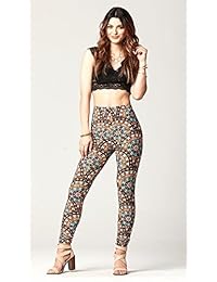 Leggings de cintura alta Engreído Premium ultra suave para dama, talla regular y grande, muchos colores y estampados