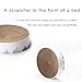pidan Cat Scratching Cardboard Pad Lounge Bed Round Scratch Pad Cat Scratcher Cat Scratch Lounge of Eco-Friendly Material for Small Meddium Large Cat (Valley)