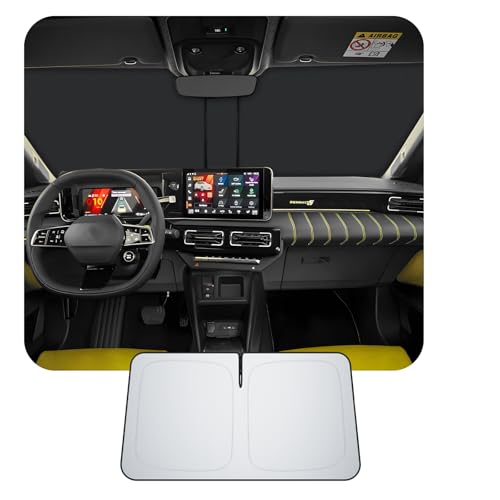 [Upgrade] CDEFG Compatible with Renault 5 E-Tech R5 2024 2025 2026 Front Sun Visor Sunshade Sunshade Car Sun Visor Windshield Accessories