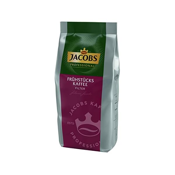 Jacobs Professional Frühstückskaffee Filterkaffee, 1kg gemahlener Kaffee aus Arabica & Robusta-Bohnen, Intensität 4/5… – Bild 4