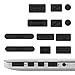 kwmobile Anti-Dust Protection Plugs Set - Silicone Rubber Dust Plug Stopper Compatible with Apple MacBook Pro 13