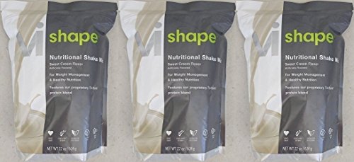 ViSalus Nutritional Shake Mix Sweet Cream Flavor 22 oz (3 Bags, 72 meals)