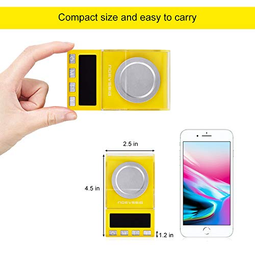Milligram Scale 50g x 0.001g，Mini Gram Scale Jewelry Gold Lab Carat