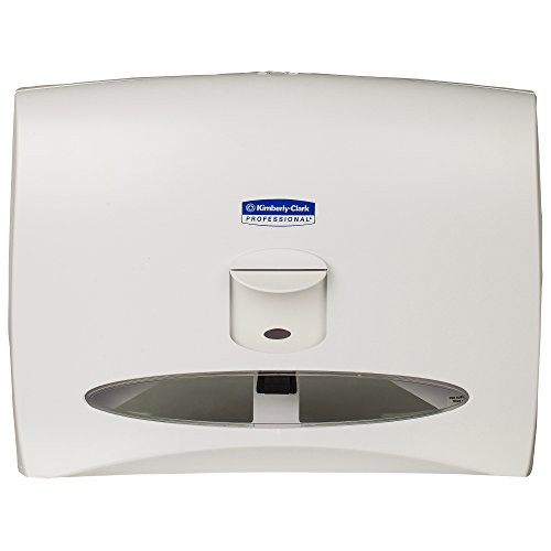 Kimberly-Clark Professional 09505 Personal Seats Toilet Seat Cover Dispenser, 17 1/2 x 2 1/4 x 13 1/4, White