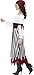 Smiffys Pirate Lady Costume, Black & White, S - US Size 6-8