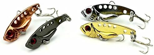 New Metal Lure VIB 3.5cm/3g Vibrations Spoon Lures Fishing Lure bait Bass Lure bait artificial bait cicada 6PCS/lot.