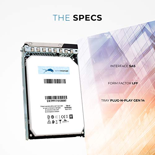 8TB 7200 SAS 12Gb/s 3.5" HDD for Dell PowerEdge Servers | Enterprise Hard Drive in G14 Tray | Compatible with R Series T Series