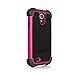 Ballistic SG MAXX Case for Samsung Galaxy S4 - Retail Packaging - Black/Hot Pink