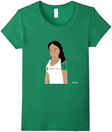 Womens BarzRus Male/ Female - Real Hitta - Bobble Head T Shirt Large Kelly Green