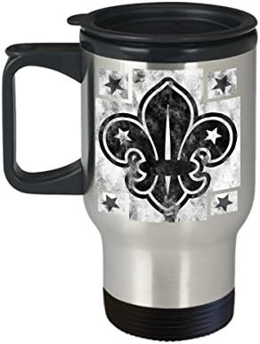 Funny Novelty Gift For Scout Scout fleur-dis-lis Best Scouts, Scout Travel Coffee Mug Tumbler