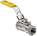 Merit Brass-KV108-06 Stainless Steel 316 Ball Valve, Unibody, Lever, 3/8
