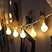 100 LED Globe String Lights, Ball Christmas Lights, Indoor / Outdoor Decorative Light, USB Powered, 39 Ft, Warm White Light - for Patio Garden Party Xmas Tree Wedding Decoration (NO INCLUE USB PLUG)