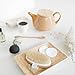 Belula Dry Brushing Body Brush. Medium Soft Dry Brush for Cellulite and Lymphatic. for Beginners. Exfoliating Skin Brush and Free Konjac Sponge, for a Softer, Glowing Skin