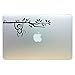 Macbook Stickers, Chickwin Creative Pattern Removable Decorative Film Stickers Decals skin for Apple Macbook Laptop Case Sticker （13.3/15.4/17 inch） (monkey)