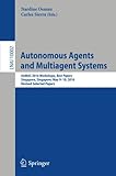 Image de Autonomous Agents and Multiagent Systems: AAMAS 2016 Workshops, Best Papers, Singapore, Singapore, May 9-10, 2016, Revised Selected Papers (Lecture No
