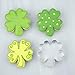 Ann Clark Cookie Cutters St. Patrick's Day Four Leaf Clover Cookie Cutter, 3.75