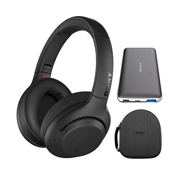 Sony WHXB900N Extra BASS Wireless Noise Cancelling Headphones (Black