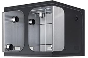 TopoGrow Large 120"X120"X78" Grow Tent High Reflective Mylar Gardening Growing Tents Room, with Durable Frame and Removable Floor Tray for Indoor Plant Growing, Veg and Bloom