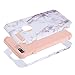iPhone 8 Plus Case, iPhone 7 Plus Case, Anuck Heavy Duty Protection iPhone 7 Plus Shockproof Rubber Bumper Protective Case Hybrid Armor Defender Cover for iPhone 7 Plus / 8 Plus - Marble Rose Gold