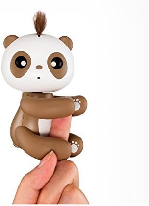 HAPPY PANDA - Finger Panda - Electronic Interactive Toy- Smart Pet Toys - Kids Christmas Gift-Not Finger Baby Monkey (Brown)