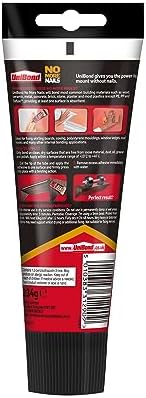Unibond No More Nails Original Heavy-Duty Mounting Adhesive 234g Tube view 2