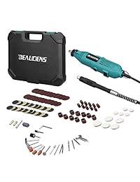 BEAUDENS - Kit de herramientas giratorias con eje flexible, 100 accesorios multifuncionales, 6 velocidades ajustables, funda de transporte sólida y 2 años de garantía para bricolaje profesional