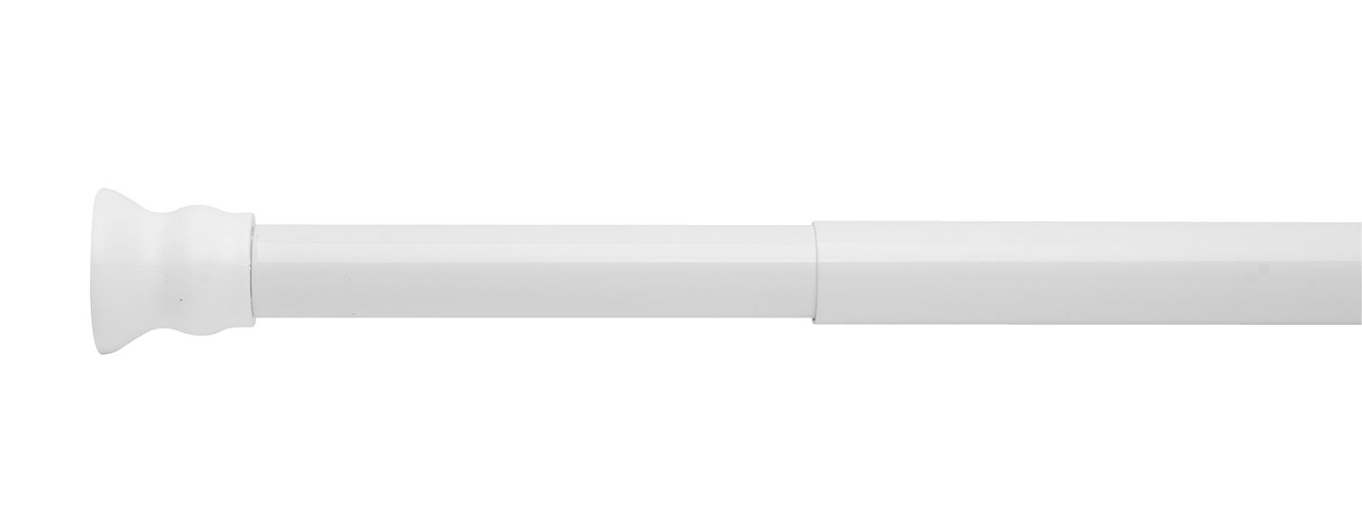 Ridder 551010-350 Spring Rod 70-115 cm, 25 mm Diamater White