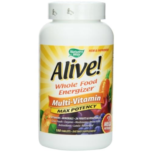 Nature's Way Alive! Max Potency Multi-Vitamin, 180 Tablets image