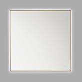 Generation Lighting MREL1441SB Cadre - 49W 1 LED Square Framed Mirror-36 Inch Tall and 36 Inch Wide, Finish Color: Satin Bras